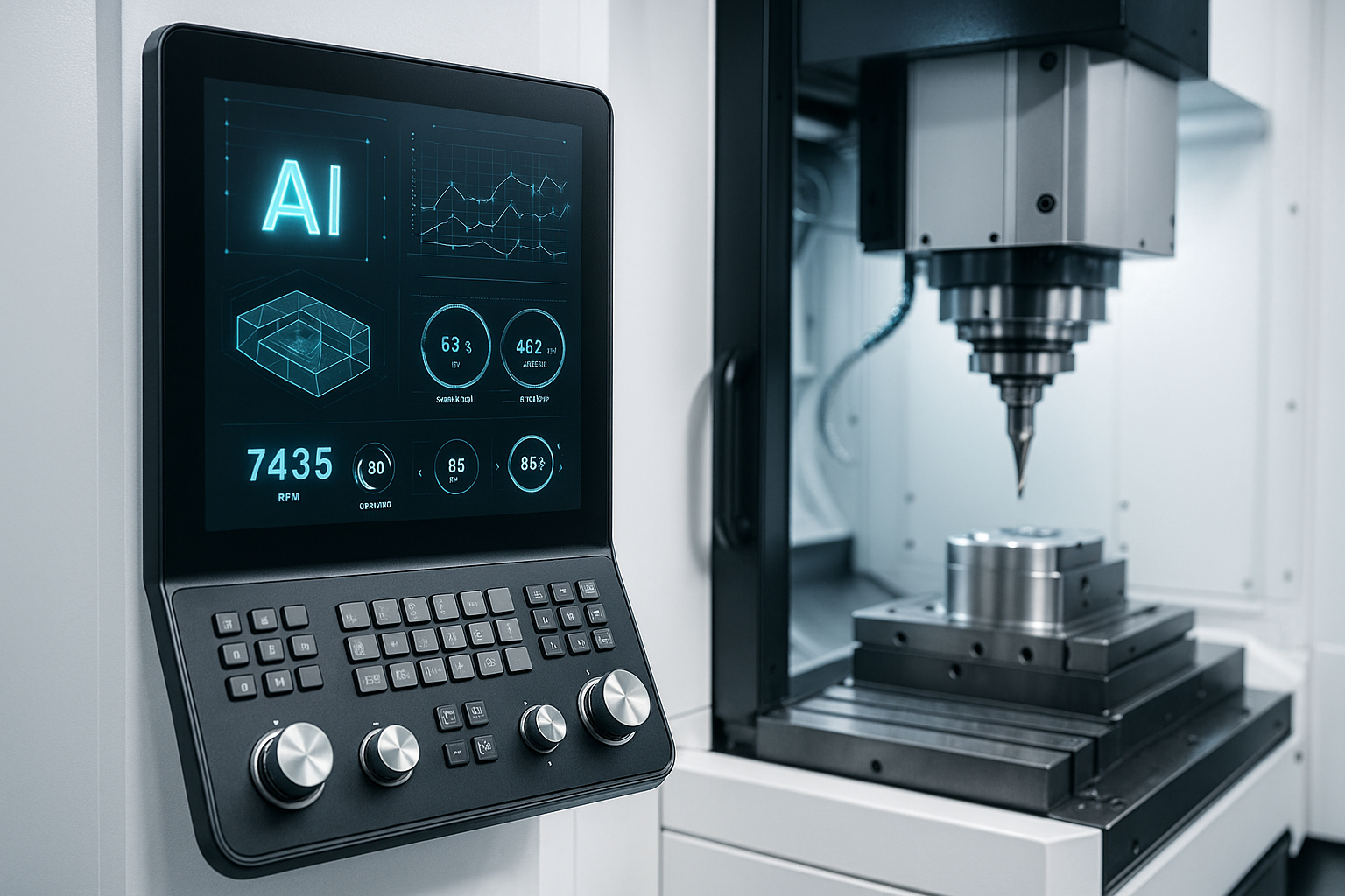 ai-powered cnc controls improving machining performance