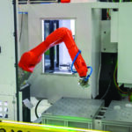 AI machine tool automation integrating Siemens SINUMERIK CNC with KUKA robot on a SYIL machine tool