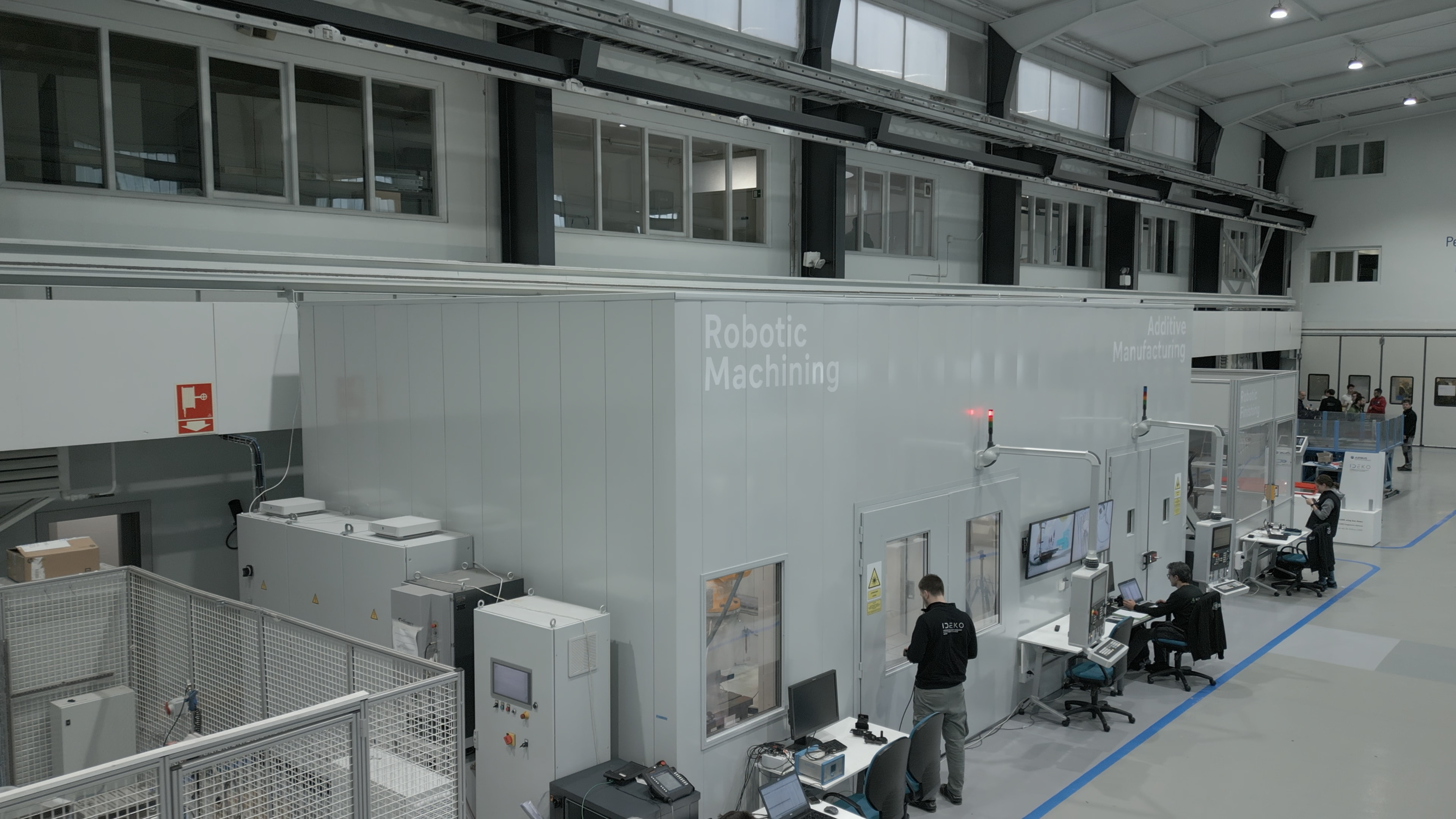 AI aerospace machining at BIEMH 2026 demonstrated by IDEKO robotic inspection and vision systems