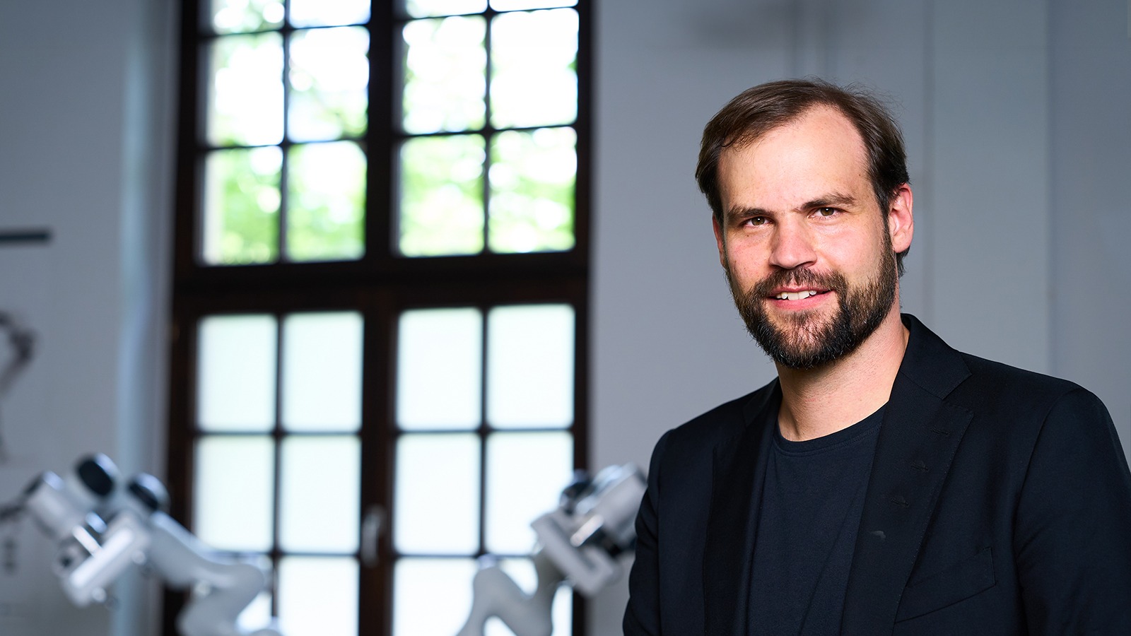 Sven Parusel Head of Research Partnerships at Agile Robots discussing Physical AI robotics and intelligent automation in manufacturing