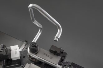 BLM GROUP AI tube bending 2026 showing precision tube bending technology for connected tube processing, automation and smart manufacturing software
