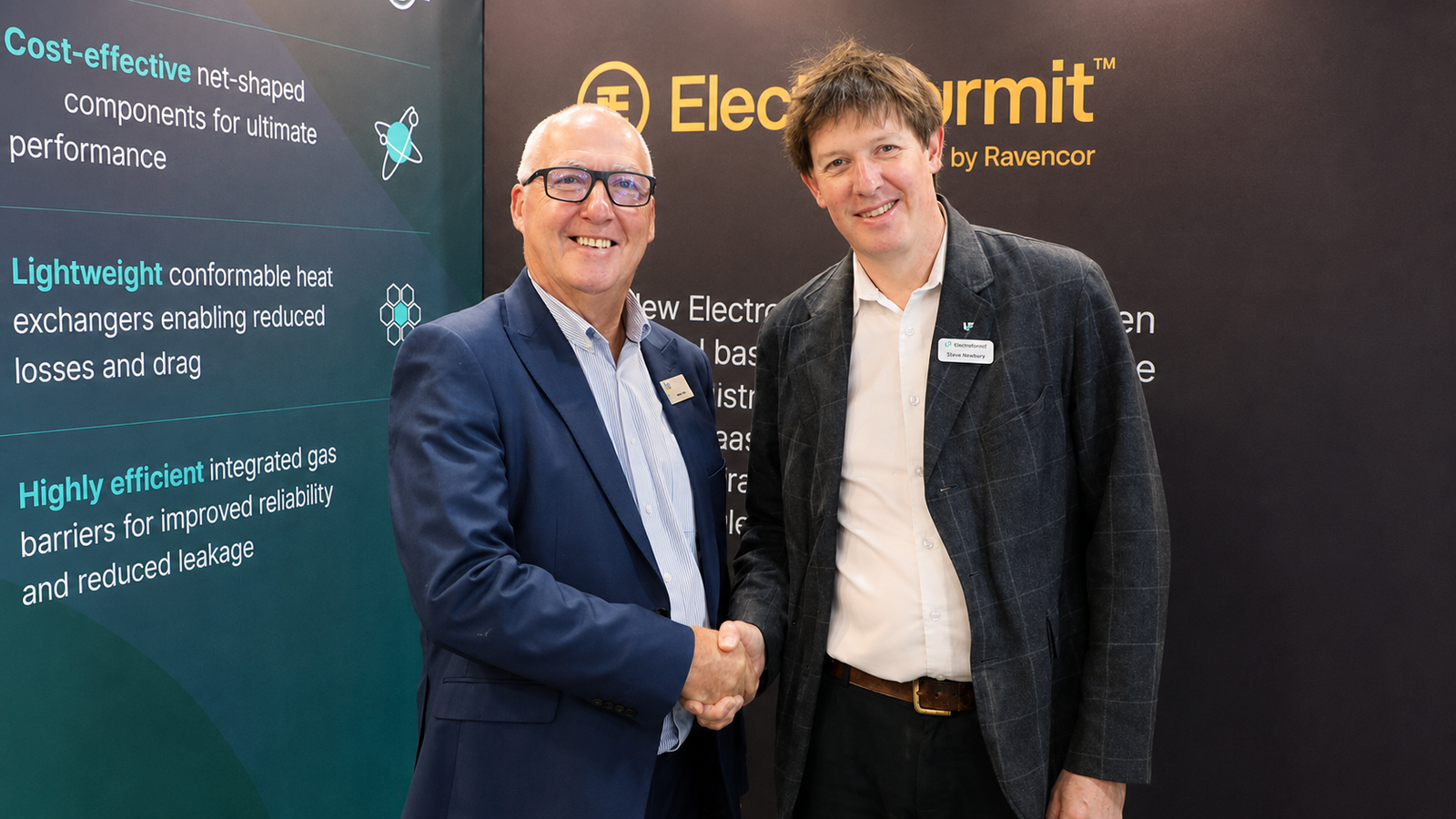 Ultima Forma ElectroformIT AI engineering agent launch with Alan Fisher and Steve Newbury at Farnborough Airshow