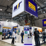 MVTec at VISION 2026 exhibition stand showcasing machine vision software, AI Vision Solver technology and industrial AI applications