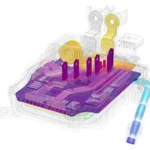 SimScale engineering simulation model showing AI-driven design analysis, digital twin visualisation and cloud-based CAE workflows