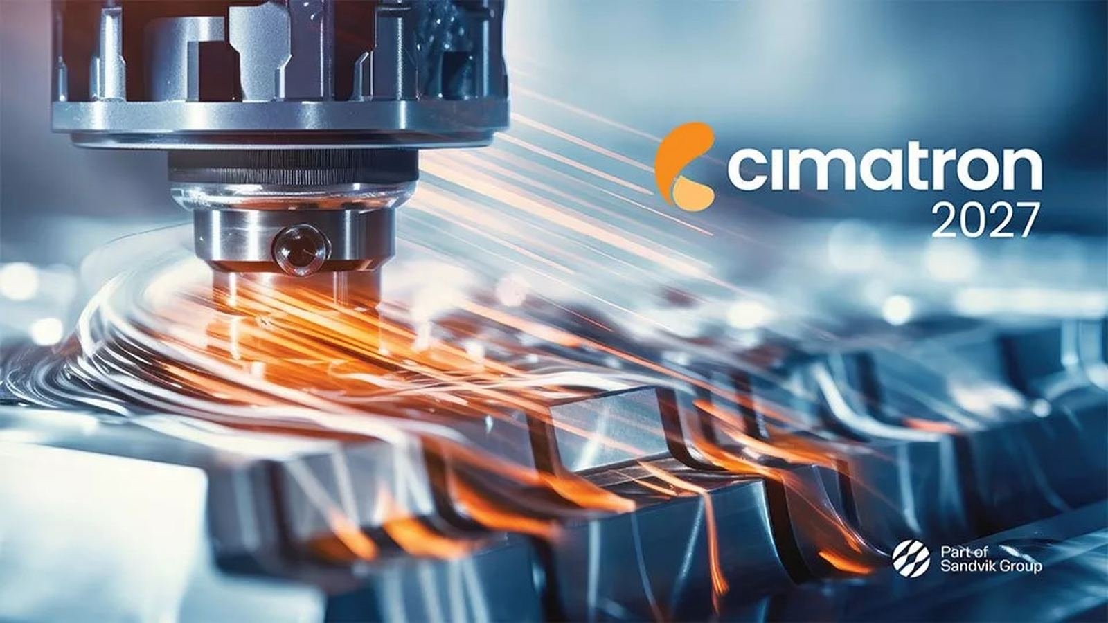 CNC milling operation illustrating Cimatron CAM Agent and AI-powered CAM programming ahead of IMTS 2026