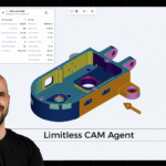 AI CAM Agent from Limitless Labs with CEO David Priev and CNC programming interface