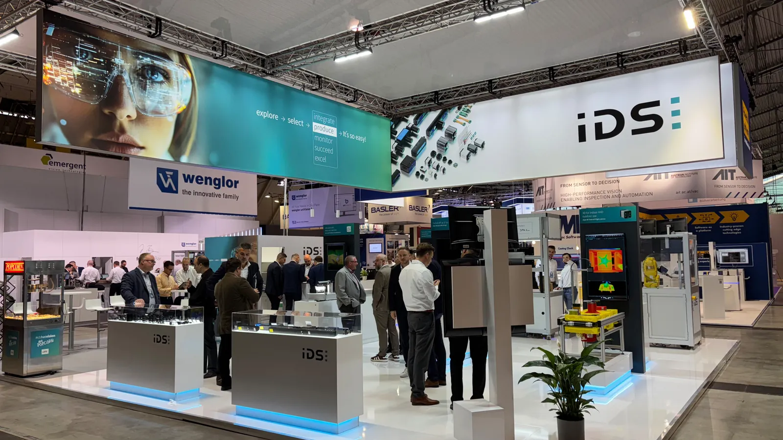 IDS Imaging booth at VISION 2026 showcasing industrial camera and machine vision technology